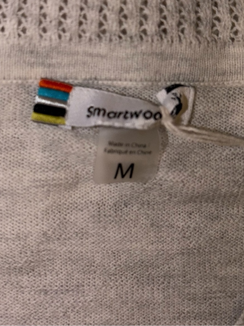 Smartwool Everyday Exploration Tunic Sweater Ash Heather Gray Wool Cotton Medium - Picture 4 of 7